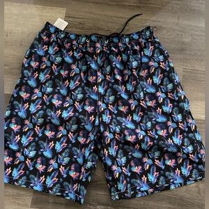 New Men’s Mesh Lined Tropical Board Shorts Swim Trunks XXL